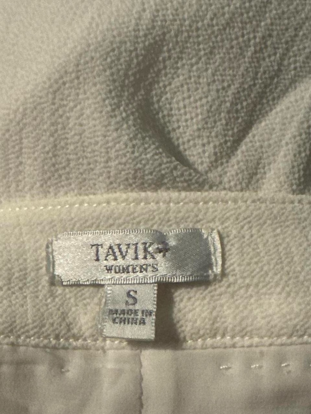 Tavik White V-Neck Elastic-Waist Dress Tunic - Picture 3 of 4